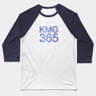 KMG 365 (Blue Metallic) Baseball T-Shirt
